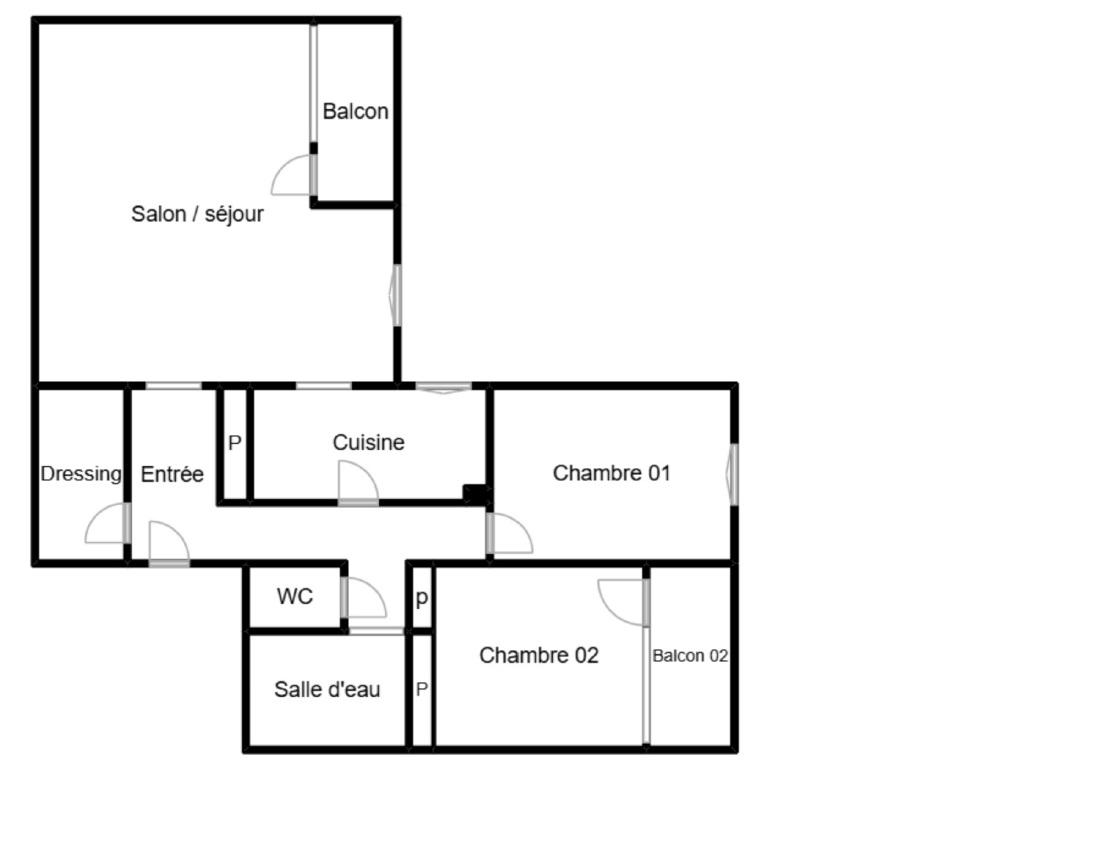 Appartement 3 pièces 80 m² · à Valenciennes · 80,3 m² · 186 900 €