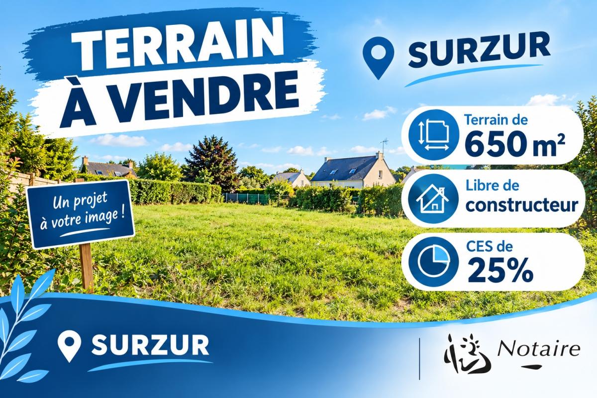 SURZUR TERRAIN A BATIR · 252 000 €