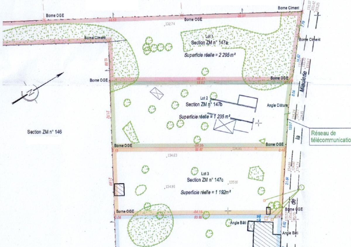 Terrain 1235 m² · à Nibelle · 38 000 €