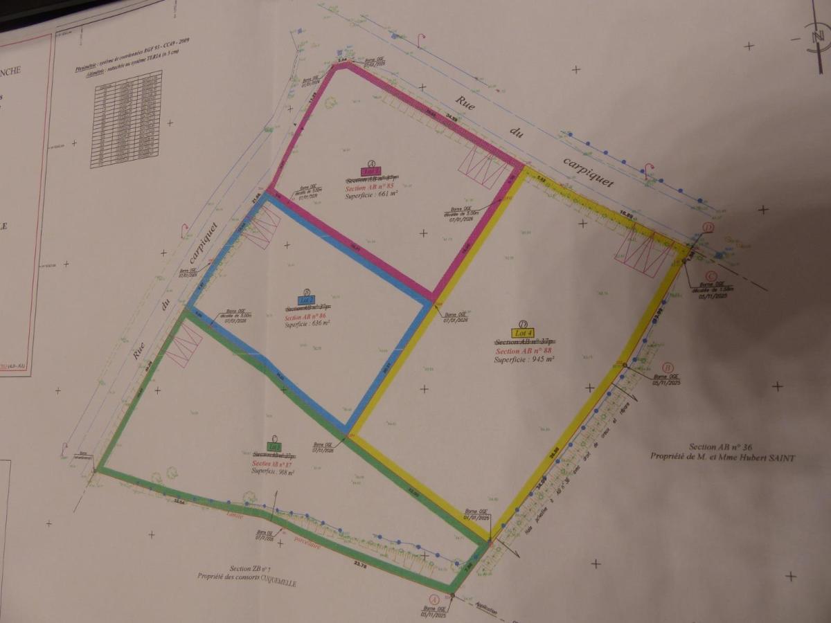 Terrain 945 m² · à La Haye · 50 477 €