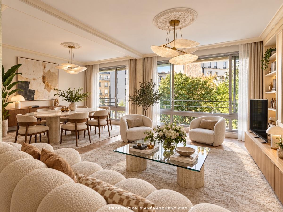 Appartement 5 pièces 130 m² · à Paris 16e Arrondissement · 130 m² · 1 295 000 €