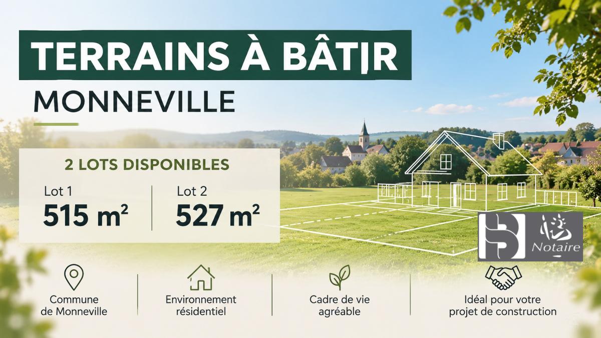 Terrain 515 m² · à Monneville · 515 m² · 80 000 €