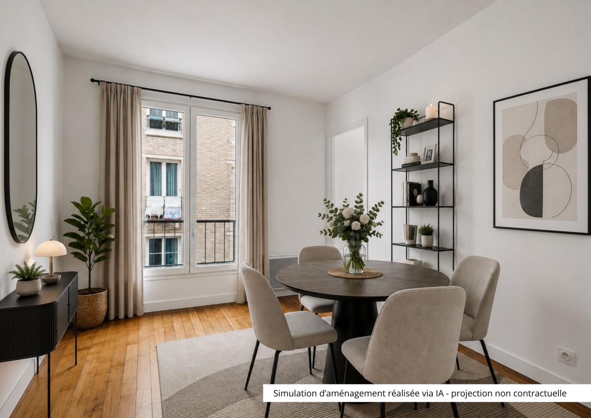 Appartement 2 pièces 37 m² · à Paris 19e Arrondissement · 37,1 m² · 283 000 €