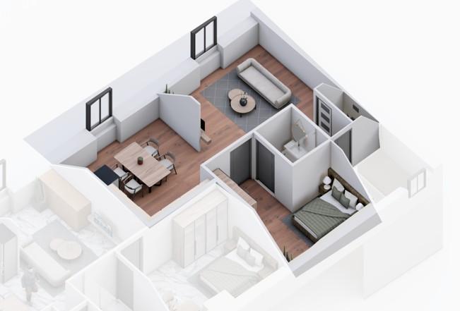 Appartement 2 pièces 43 m² · à Laval · 42,7 m² · 78 600 €