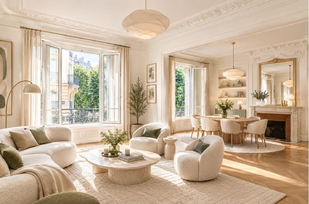 Appartement 4 pièces 99 m² · à Paris 15e Arrondissement · 98,6 m² · 1 257 600 €