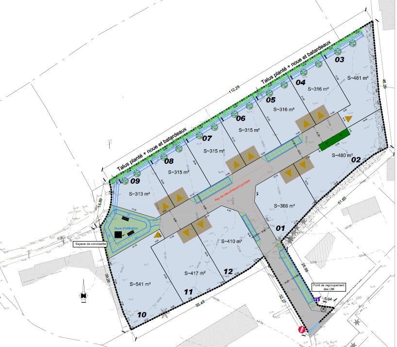 Terrain 316 m² · à Lannion · 63 720 €